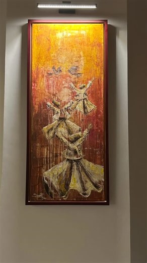 Sadaf Farasat on Instagram: "Sold works part 6. Over the years, my paintings have found homes of their own. Seeing them live, breathe, and become part of my clients’ spaces is the most beautiful part of this journey. Forever grateful"