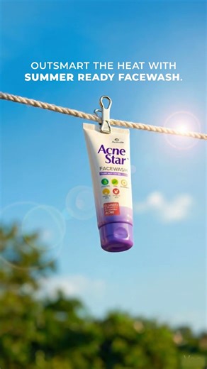Keep your skin fresh and clear all summer with Acnestar Face Wash.