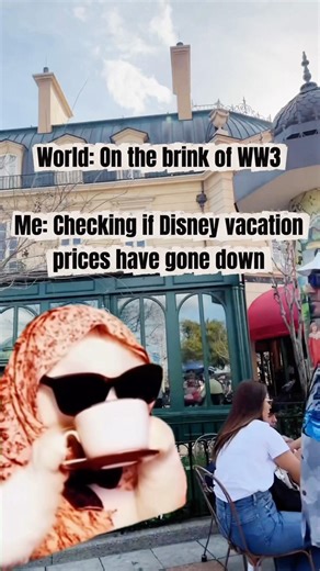 👉 World on the Brink… Me Checking Disney Prices 💀#disneylifestylers #disneycreators #disney #kitty