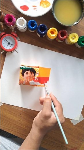 Real or Painted? 🤯🍪|#art #artbox #trending #shorts #parleg #biscuit #foodart