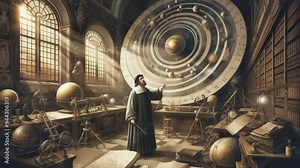 Kepler's Cosmic Dance Unveiling Elliptical Orbits in the 17th Century