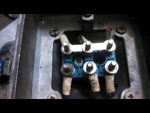 4.STAR and DELTA connection of a three phase induction motor