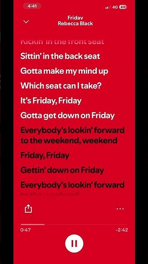 Friday -Rebecca Black #reels #spotify #trending #lyrics #music #shorts #fyp #viral #friday