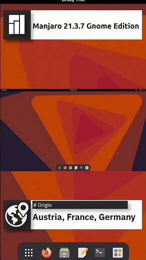 Manjaro 21.3.7 Gnome Edition Quick overview #linux #manjaro