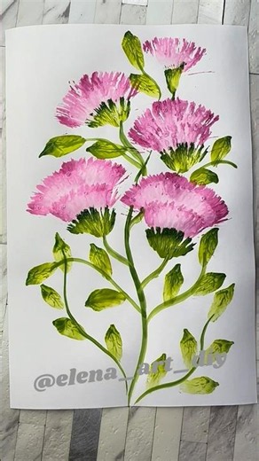 Flowers 🌺 Beautiful picture 🖌️simply # #art # #painting #drawing