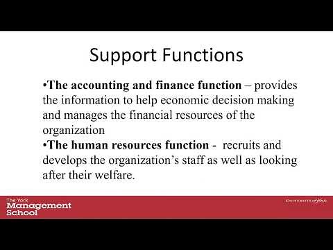 Core and Support Functions