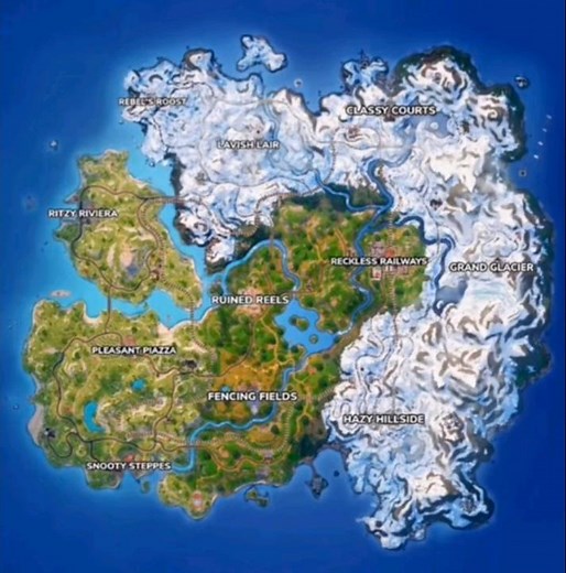 *NEW* Chapter 5 Season 1 Map! #fortnite #fortnitebattleroyale #chapter5