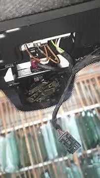 bmw 5 removing rear view mirror adas camera and sensor