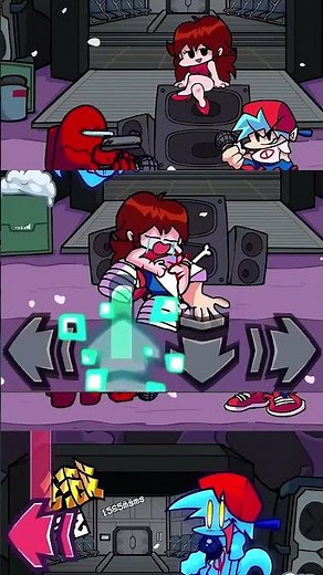 Battle Against the Red Imposter - FNF Goodbye World Mod Adventure! #fnf #fnfmods #goodbyeworld #i...