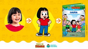 1.9K reactions · 244 shares | Já imaginou seu pequeno em um Livro Personalizado junto com a Turma da Mônica?   É simples, divertido e rápido: 1) Acesse www.dentrodahistoria.com.br 2) Escolha o personagem e crie seu avatar 3) Receba o livro impresso em casa | Dentro da História | Facebook