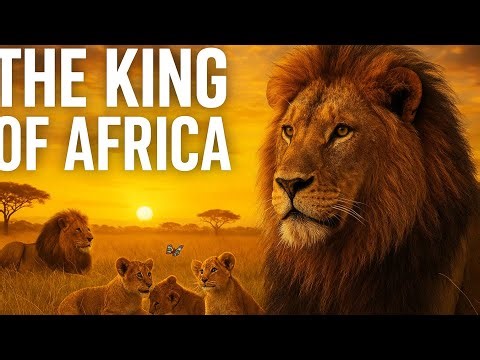 Life of the African Lion🦁Savannah King,The King of the Jungle: Epic cinematic wildlife documentary