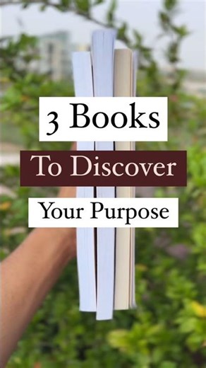 3 books to discover Your Purpose. #shorts