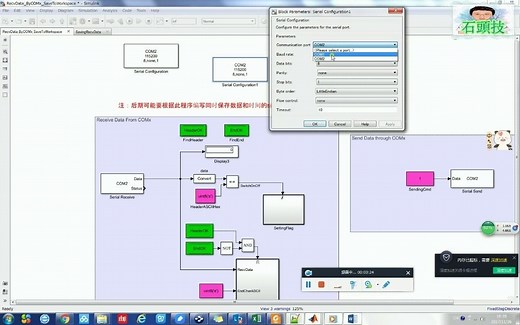 Simulink串口通讯及电机控制-2021.10