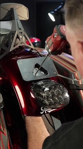 This Advanblack License Plate Kit upgrades your Harley without losing OEM lights or style.