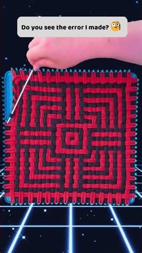 Crazy Kukulkan Temple Pattern Loom Timelapse