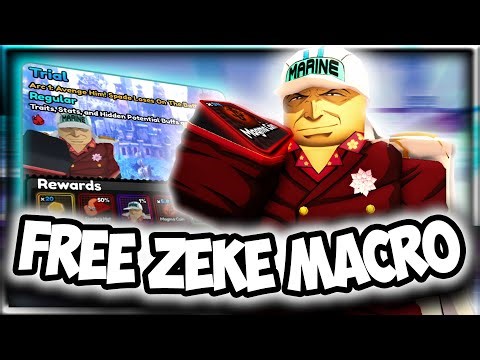 How to *EASILY* AFK Farm Trial 2 for Akainu w/ Zeke in ASTD X!