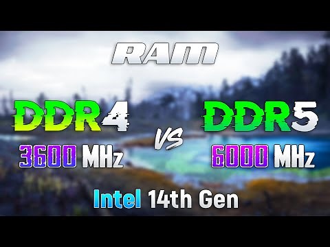 DDR4 vs DDR5 - Gaming on Intel 14th Gen