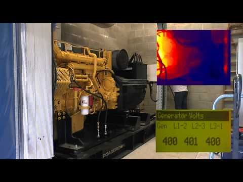 Load testing a 500kVA generator