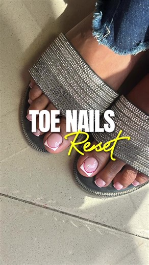 Toe Nails Reset: Stunning Acrylic French Tips