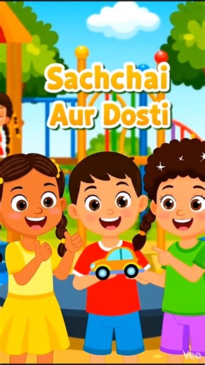 Chhote Bacche Pyare Bacche 😊 | Hindi Nursery Rhyme | Kids Cartoon