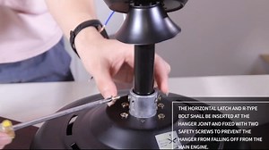 Watch Installation Guide for Surtime 48 inch ceiling fan with light on Amazon Live