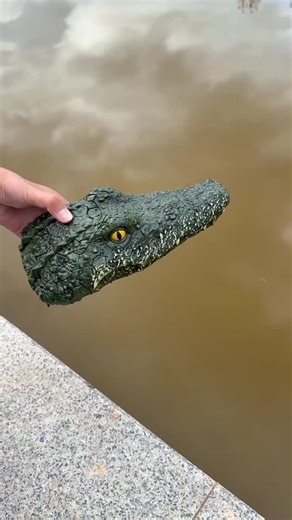 Creative Games on Instagram: "This robotic crocodile is pure entertainment — it glides across the water so realistically, adding instant fun to any pool, lake, or backyard pond. A hilarious toy for adults who just want to spice things up and enjoy a good laugh. Fun, surprising, and guaranteed to turn heads!"