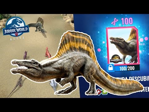 UNLOCK NEW SPINOSAURUS REBIRTH GEN 2 TRIAL ISLAND GUIDE Jurassic World Alive