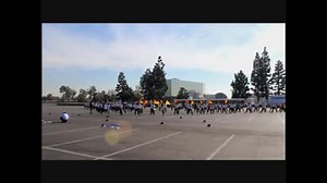 練習風景　Kyoto Tachibana Marching Band 2018 Rose Parade