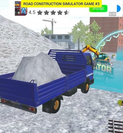 Road Construction Simulator Game | #3 #constructionsimulator #roadconstruction