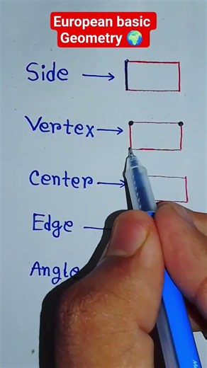 🌍 European Geometry Basics #rectangle​ #maths​ #education​ #geometry​