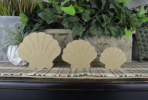 Seashell Cutout- Wood Clam Craft for Kids- DIY Summer Decor- Free Standing- DIY Beach Seashell Craft- Diy Shell Cutout - Etsy