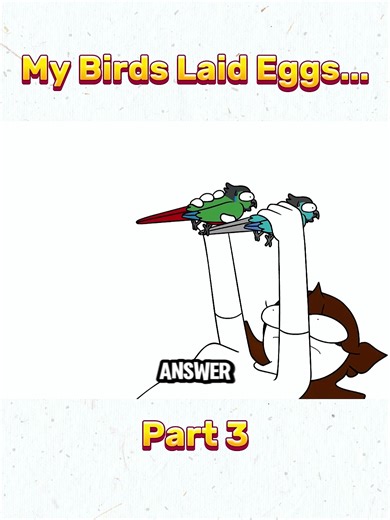 My Birds Laid Eggs... - Part 3 #jaidenanimations #birds #laid #eggs | birds