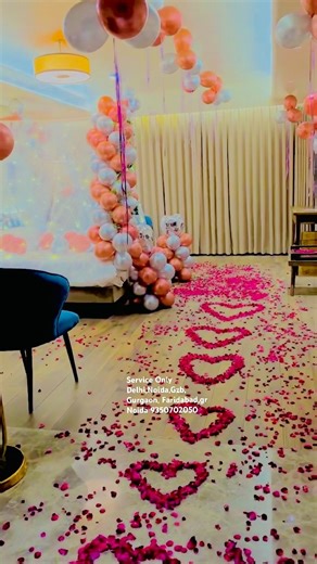 Birthday decoration ideas,birthday room decoration ideas,girlfriend birthday surprise,