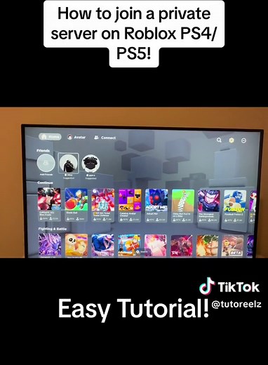 How to join a private server on PS4/PS5 roblox (Easy Tutorial!) #ps4 #ps5 #playstation #playstation4 #playstation5 #roblox #robloxps4 #robloxps5