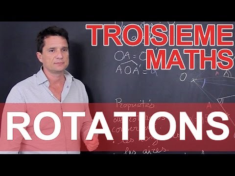 Rotations - Maths - 3rd - Les Bons Profs