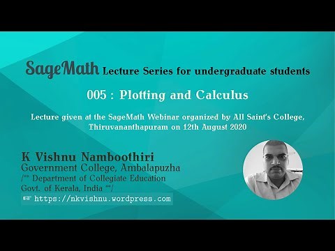005 | SageMath | Basic plotting and calculus
