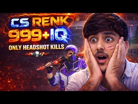 CS Rank Push to Global 😱 999+ IQ Headshots Only | Xz 100KCS Renk 999+ IQ Gameplay 🔥 Only Headshot