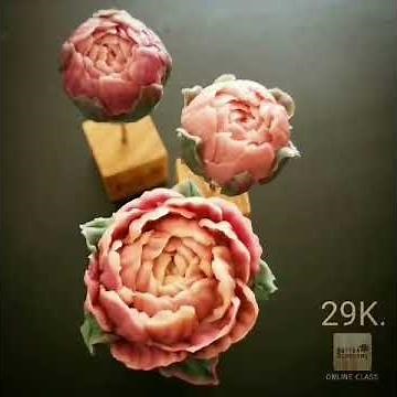 How to make buttercream flowers "Peony" by ButterBlossoms