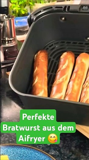 The best bratwurst in the air fryer👍🏼Better than from the grill ⁉️#airfryer #cosori #bratwurst