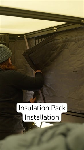 Cold outside, cozy inside 🌤️ Check out how easy it is to install the Tune Insulation Pack!