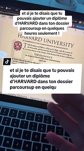 Ajouter diplôme Harvard à Parcoursup : Stratégie Certifications