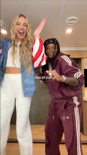 😂 Sophie Cunningham & Erica Wheeler TikTok dance | Indiana Fever WNBA women's basketball #shorts