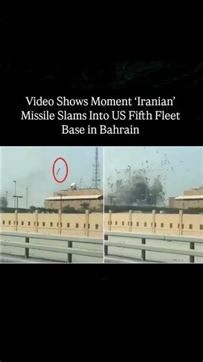 Dramatic footage circulating online captures the exact moment a projectile believed #corebrief