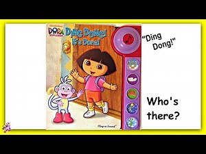 DORA THE EXPLORER "DING DONG! IT'S DORA!" - Read Aloud - Storybook for kids, children