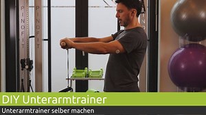 Band, Holzstab, Kettlebell ⁉️ Heute zeigt euch Carsten, wie ihr euch mit einfachsten Hilfsmitteln einen Unterarmtrainer bauen könnt. 😍👇 | PINO GmbH