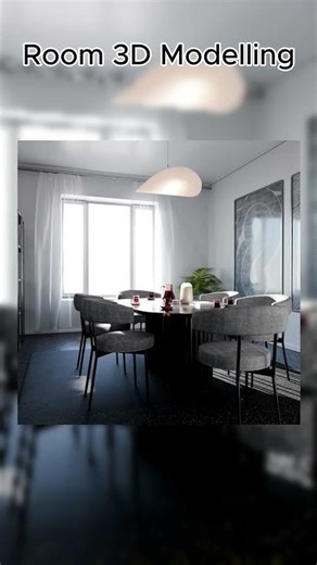 👉 Realistic 3D Room Scene Animation | Blender Cinematic Lighting 🔥#shortvideo #vfx#3d #blender3d