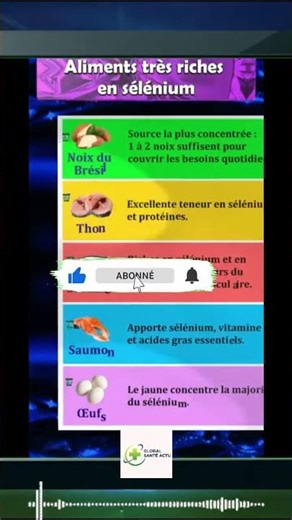 Ces aliments sont très riches en sélénium 🥜