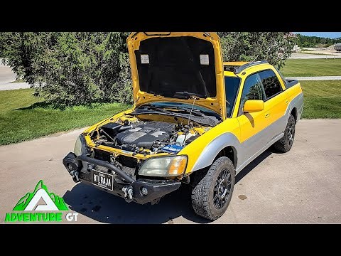 Building An Insane Off Road Subaru Baja In 10 Minutes!