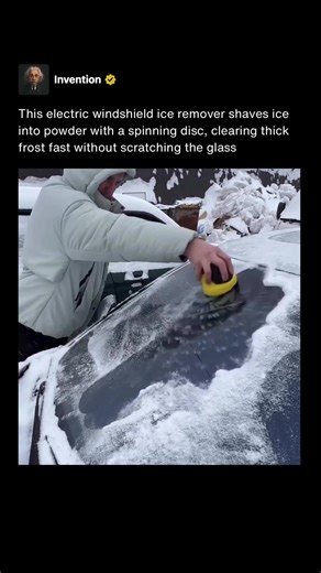 Electric windshield ice removers use a motorized rotating disc to break up thick ice on automotive glass. Instead of relying on a rigid scraper edge, the spinning disc shaves bonded frost into fine powder, allowing ice to be cleared with less pressure and far less effort. This makes them especially effective against hard glaze ice that traditional scrapers struggle with. A major advantage of this design is how gentle it is on the windshield surface. By using controlled rotation and softer plasti