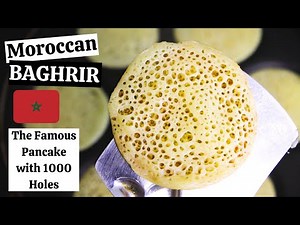 MOROCCAN PANCAKES BAGHRIR || Spongy Semolina Pancakes || Baghrir - Thousand Holes Pancakes || #DIFK